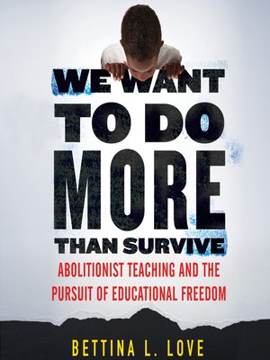 cover image of We Want to Do More Than Survive
